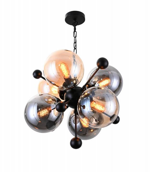 Подвесная люстра LUMINA DECO Afrodis LDP 1138-6 AMB+GY