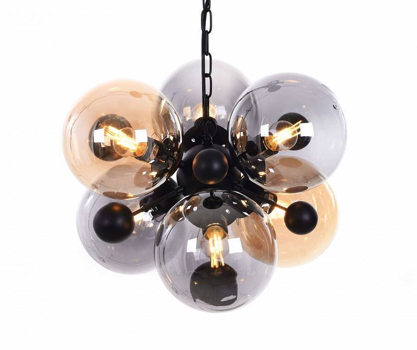 Подвесная люстра LUMINA DECO Afrodis LDP 1138-6 AMB+GY
