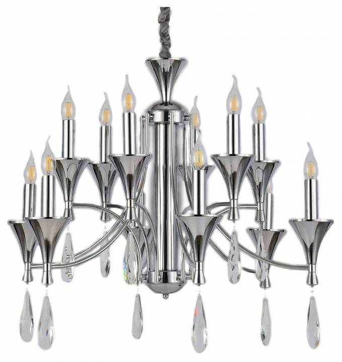 Подвесная люстра Lumina Deco Libero LDP 1230-12 CHR