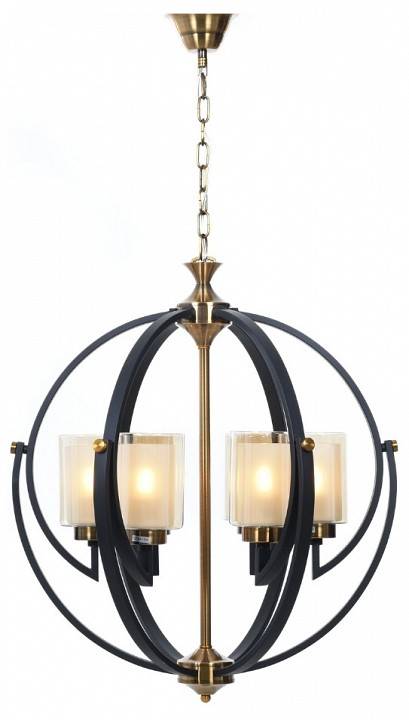 Подвесная люстра Lumina Deco Bergen LDP 1232-6 BK+MD