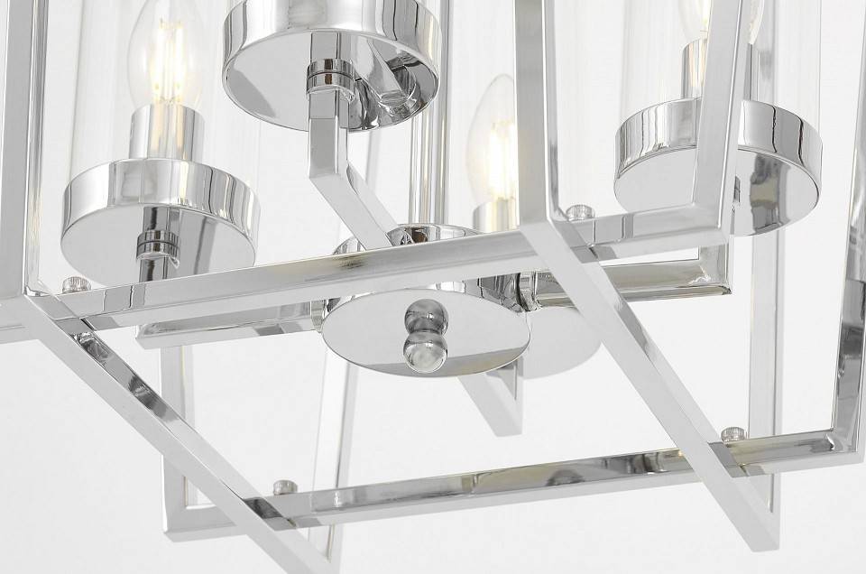 Подвесная люстра LUMINA DECO Afres LDP 1246-4 CHR