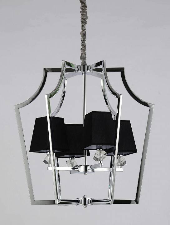 Подвесная люстра Lumina Deco Montero LDP 1249-4 CHR+BK