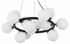 Подвесная люстра LUMINA DECO Marsiada LDP 6033-15 BK+GD
