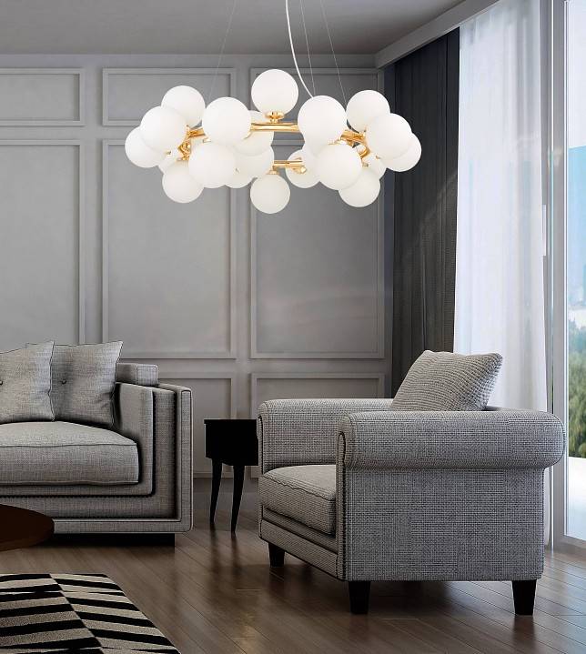 Подвесная люстра LUMINA DECO MARSIADA LDP 6033-25 FGD