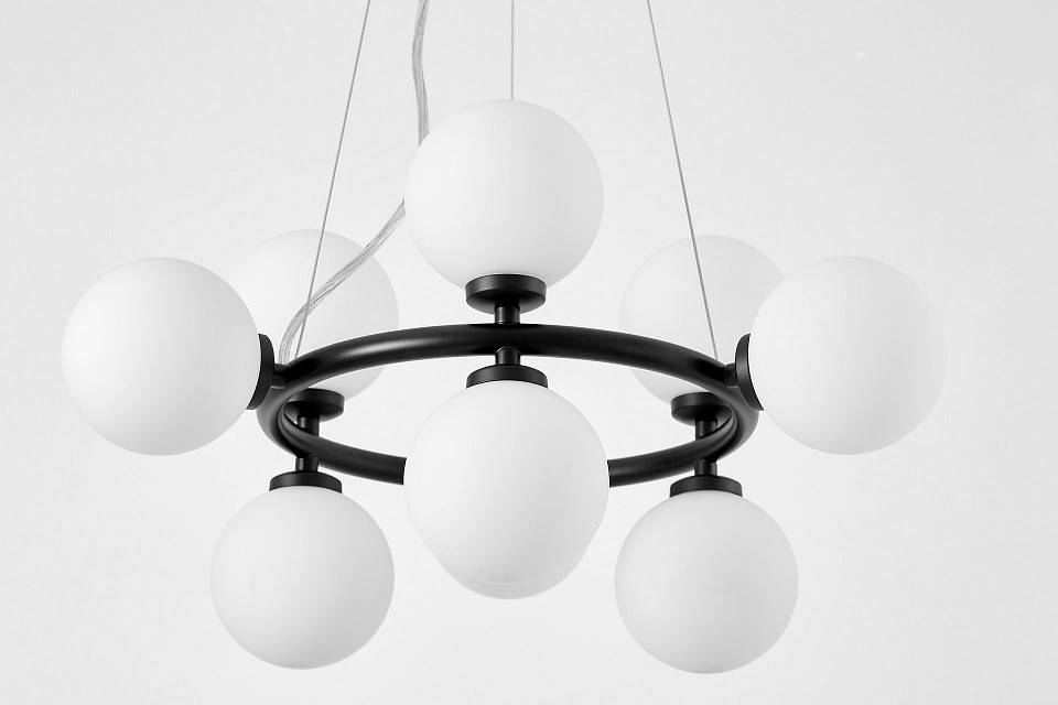 Подвесная люстра LUMINA DECO MARSIADA LDP 6033-9 BK