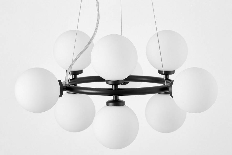 Подвесная люстра LUMINA DECO MARSIADA LDP 6033-9 BK