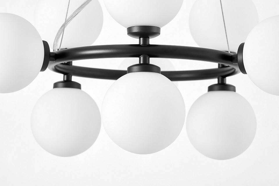 Подвесная люстра LUMINA DECO MARSIADA LDP 6033-9 BK