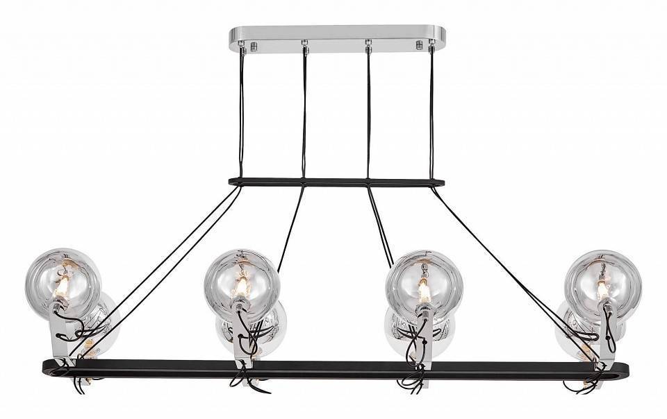 Подвесная люстра LUMINA DECO MARSEO LDP 9110-8-PR BK+CHR