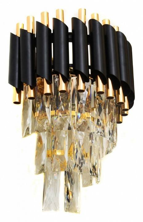 Накладной светильник LUMINA DECO Funneli черный с золотом LDW 6003-2 BK+F.GD