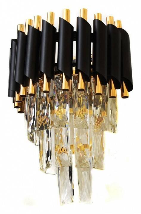 Накладной светильник LUMINA DECO Funneli черный с золотом LDW 6003-2 BK+F.GD