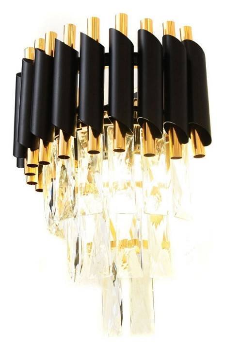 Накладной светильник LUMINA DECO Funneli черный с золотом LDW 6003-2 BK+F.GD