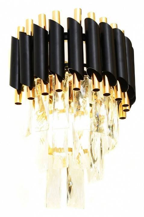 Накладной светильник LUMINA DECO Funneli черный с золотом LDW 6003-2 BK+F.GD