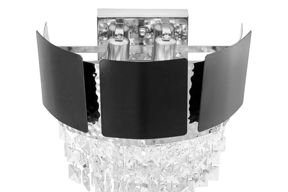 Накладной светильник LUMINA DECO MOLINA LDW 7045-2 BK+CHR