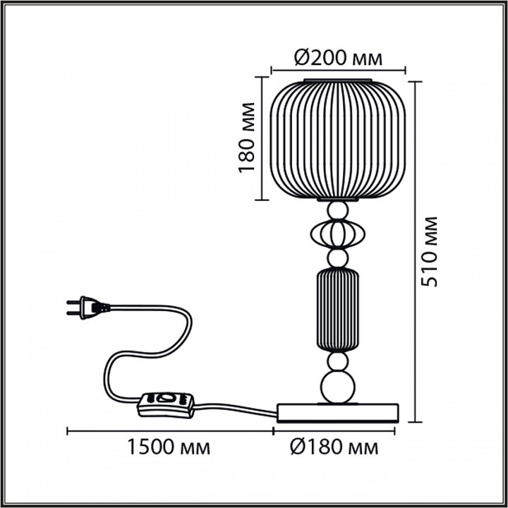 Настольная лампа Lumion ALEGRA 8334/1T