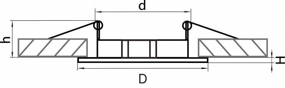 Встраиваемый светильник Lightstar Lega 011047