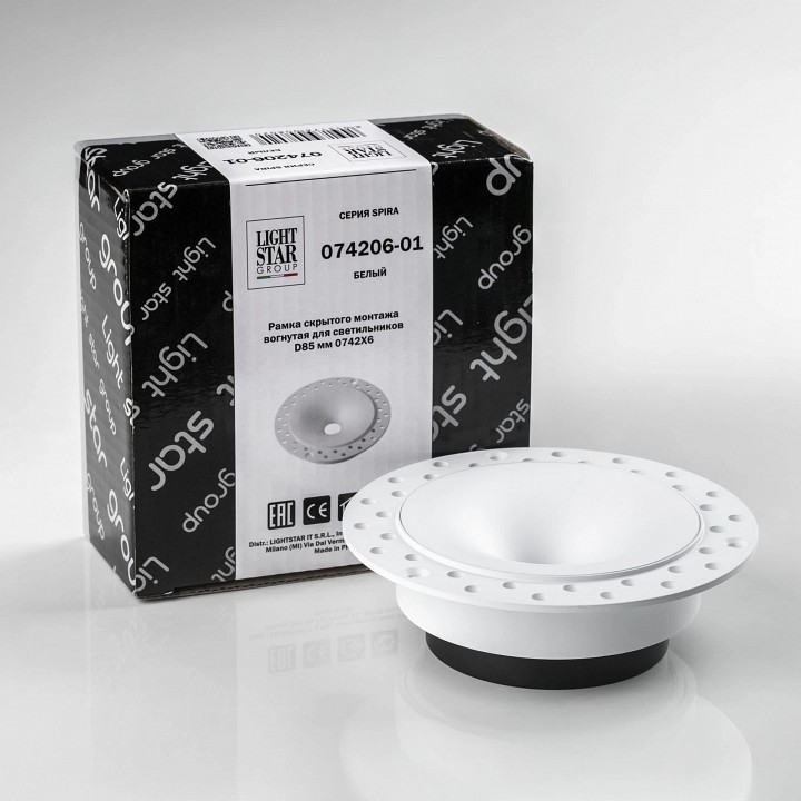 Рамка на 1 светильник Lightstar Spira 074206-01