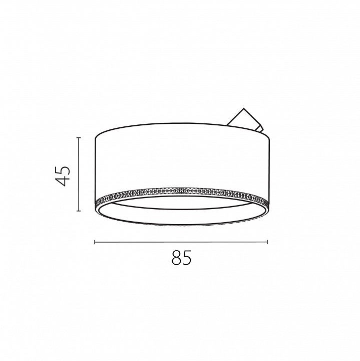 Плафон металлический Lightstar Alta Pro 215537