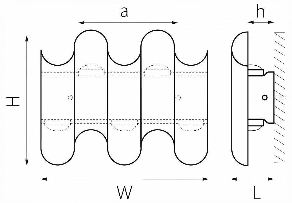 Накладной светильник Lightstar Bosso 341533