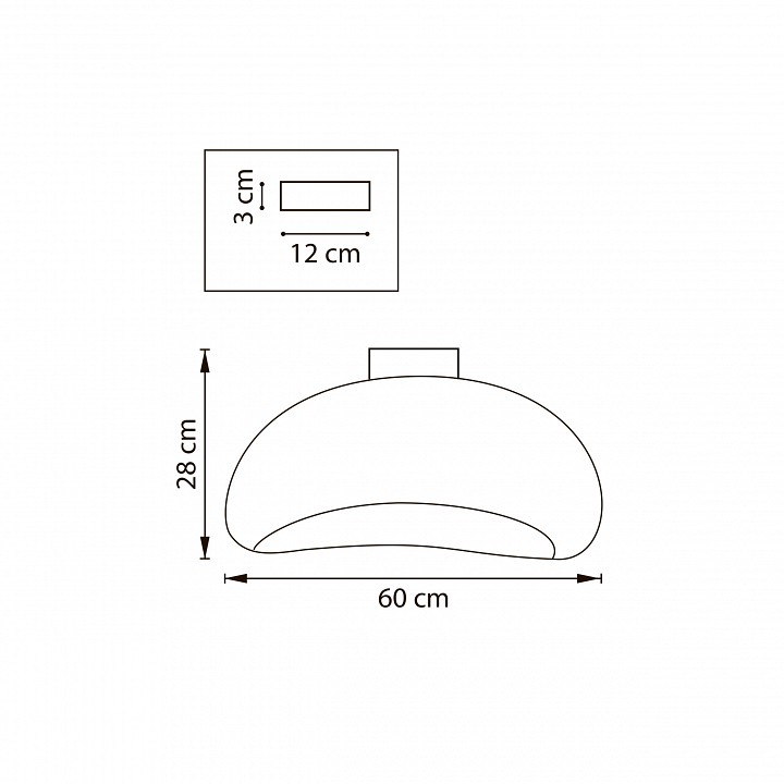 Накладной светильник Lightstar Sigma 611666