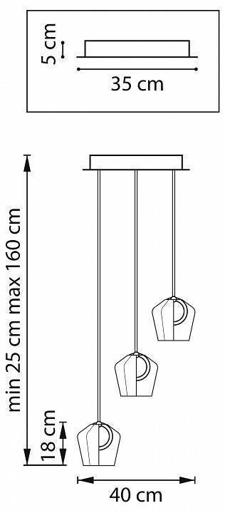 Подвесной светильник Lightstar Caramello 796139