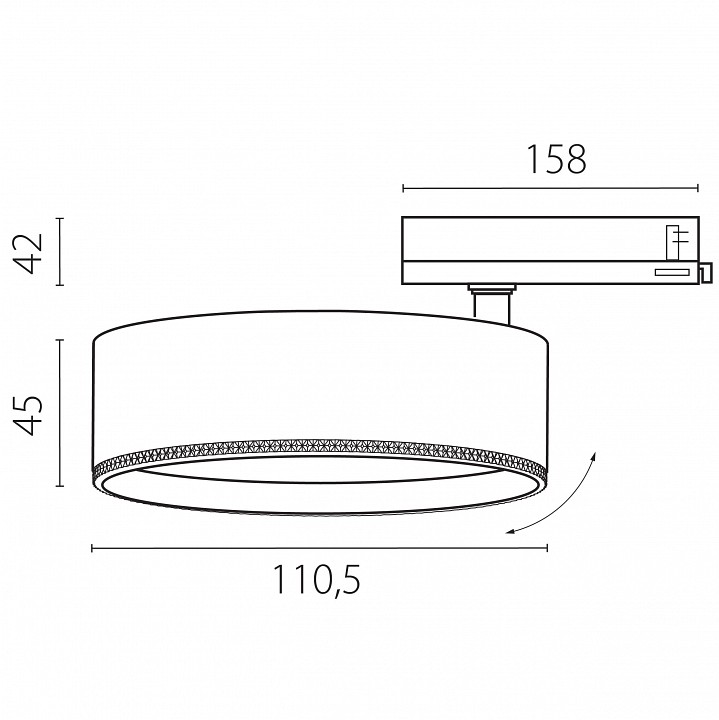 Светильник на штанге Lightstar Alta Pro A5646QT