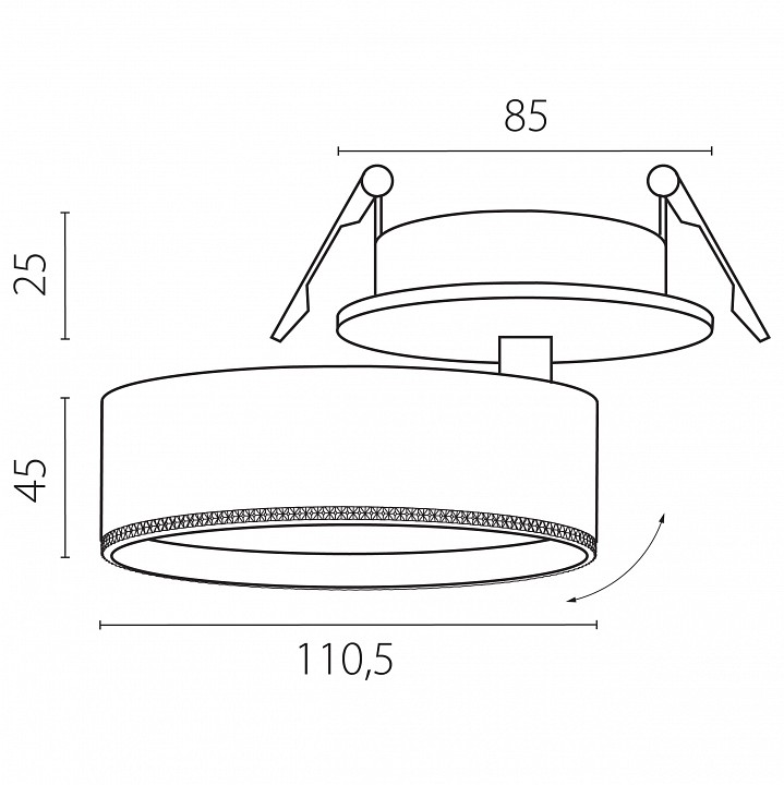Спот Lightstar Alta Pro A5646RS