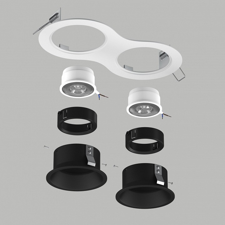 Встраиваемый светильник Lightstar Domino D6260707BMOD