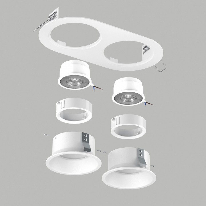 Встраиваемый светильник Lightstar Domino D6560606WMOD