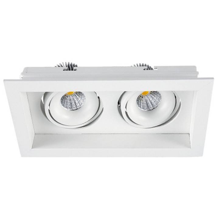 Встраиваемый светильник Ideal Lux Pixel 14 Вт PIXEL 112.2-7W*2-WT