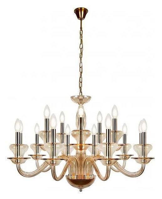 Подвесная люстра iLamp Mercury P9448-10+5 Gold