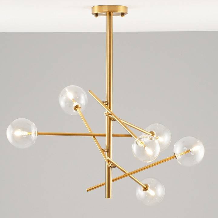 Люстра на штанге Moderli Bizet 6 ламп V10343-6P