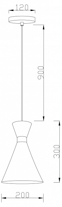 Подвесной светильник Moderli Pesaro V11555-1P