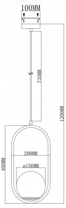 Подвесной светильник Moderli Klaster V11585-1P