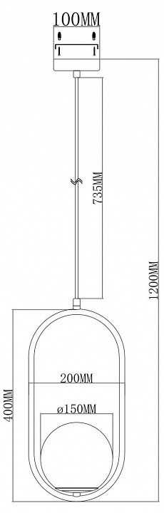 Подвесной светильник Moderli Klaster V11586-1P