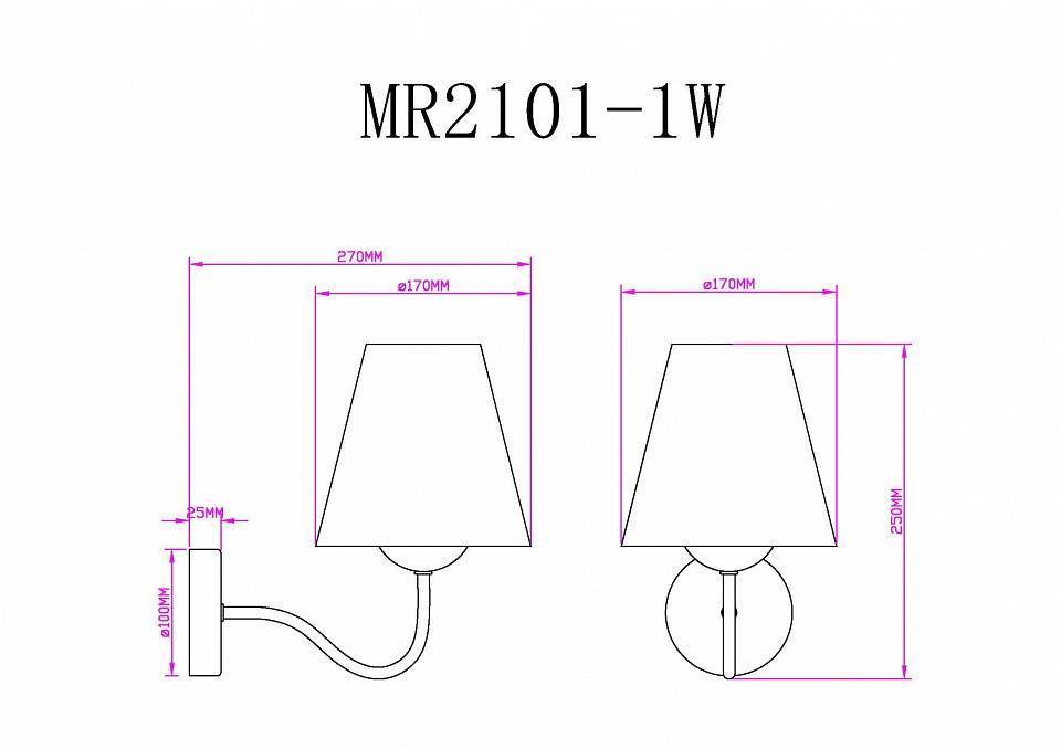 Бра MyFar Charlotte MR2101-1W