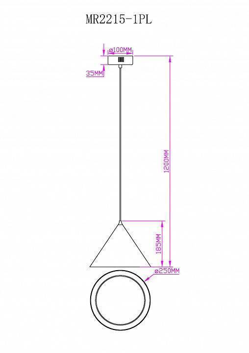 Подвесной светильник MyFar Maretta MR2215-1PL