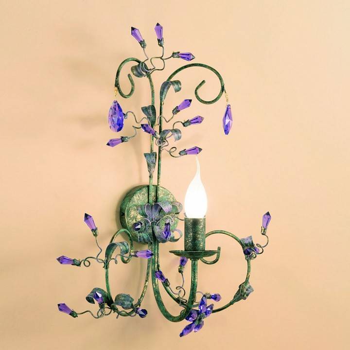 Бра MM Lampadari Luxury 6806/A1-X viola V2430