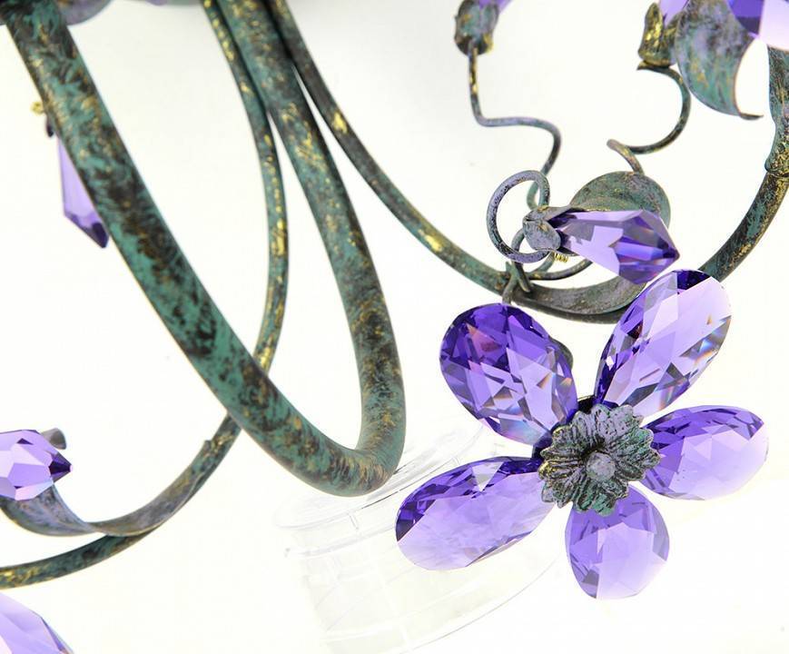 Бра MM Lampadari Luxury 6806/A1-X viola V2430