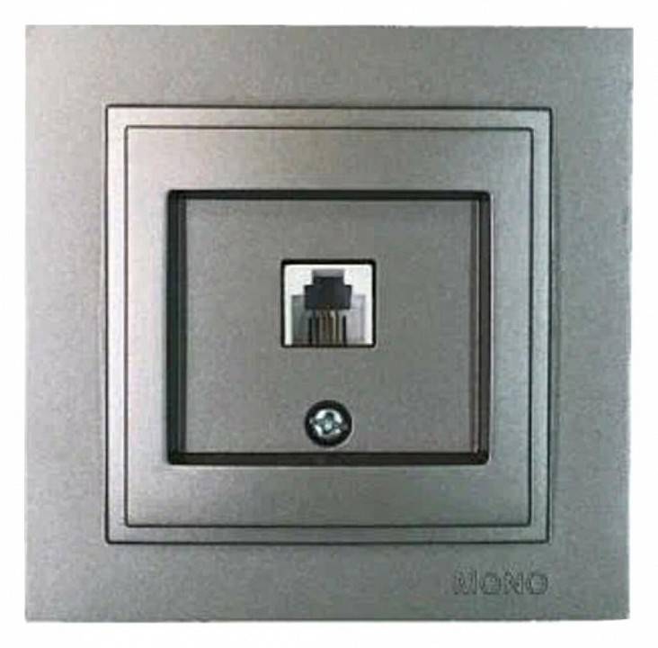 Розетка Ethernet RJ-45 Mono Electric Despina 102-242405-124