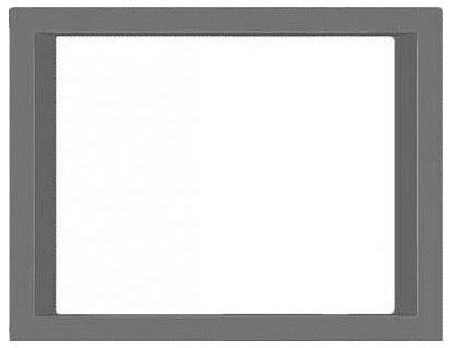 Вставка декоративная для двойной рамки Mono Electric Larissa 103-000200-153