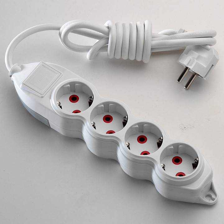 Колодка удлинителя Mono Electric Orion 3 розетки без заземления 150-010000-410