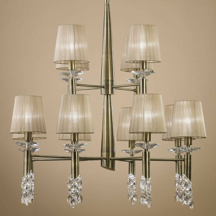 Подвесная люстра Mantra Tiffany 3 лампы 3870