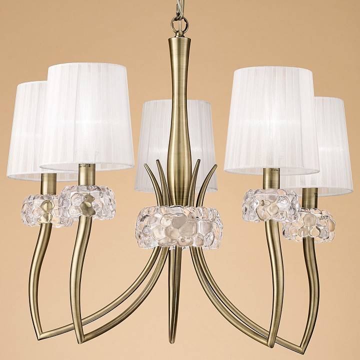 Подвесная люстра Mantra Loewe 5 ламп 4731