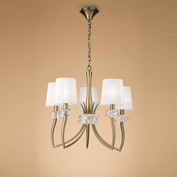 Подвесная люстра Mantra Loewe 5 ламп 4731