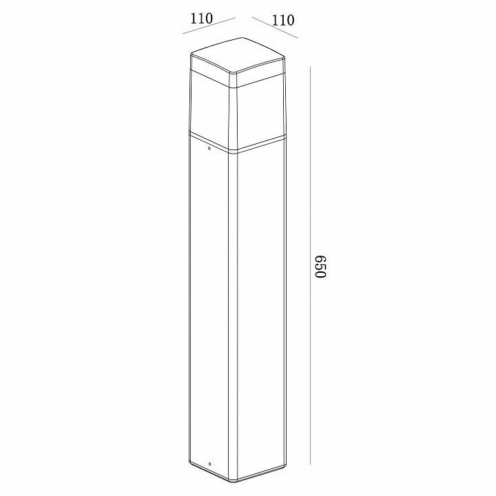 Наземный низкий светильник Mantra Chicago 8109