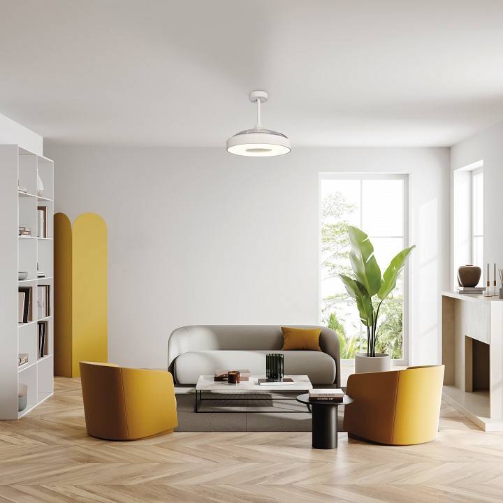 Потолочный светильник с вентилятором Mantra Coin 8216