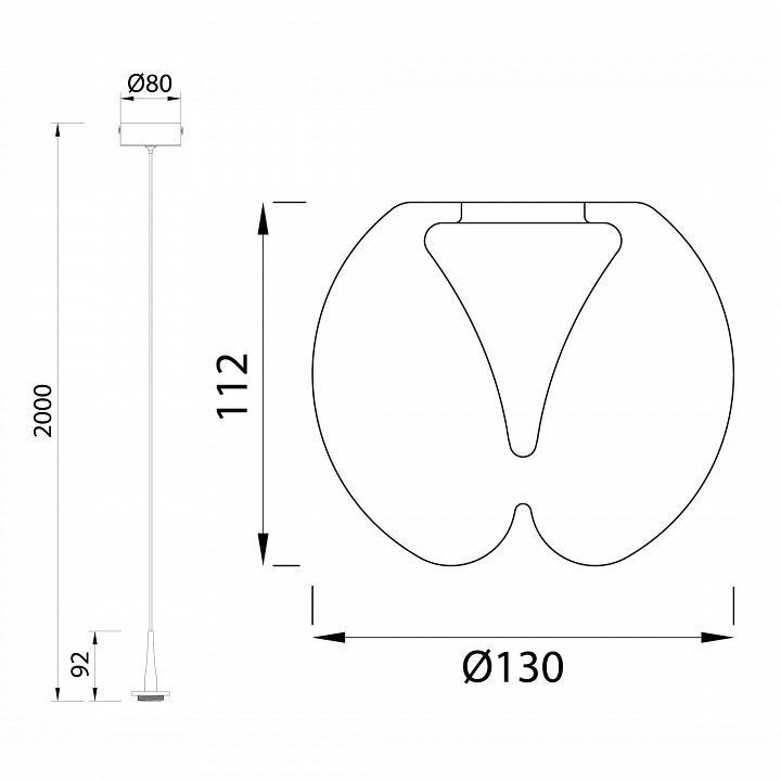 Подвесной светильник Mantra Andromeda 8931/8938
