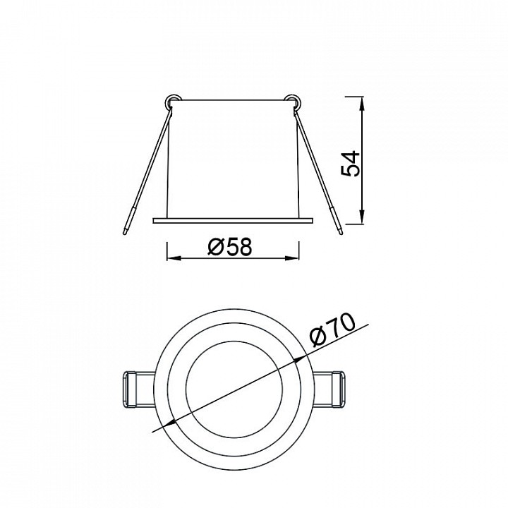 Встраиваемый светильник Mantra MALT 9234