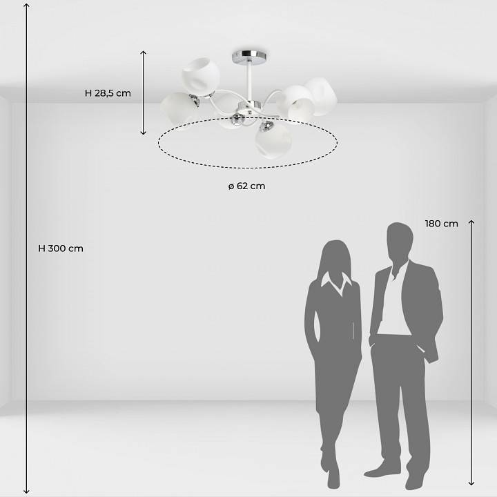 Люстра на штанге De City Вита 220013406