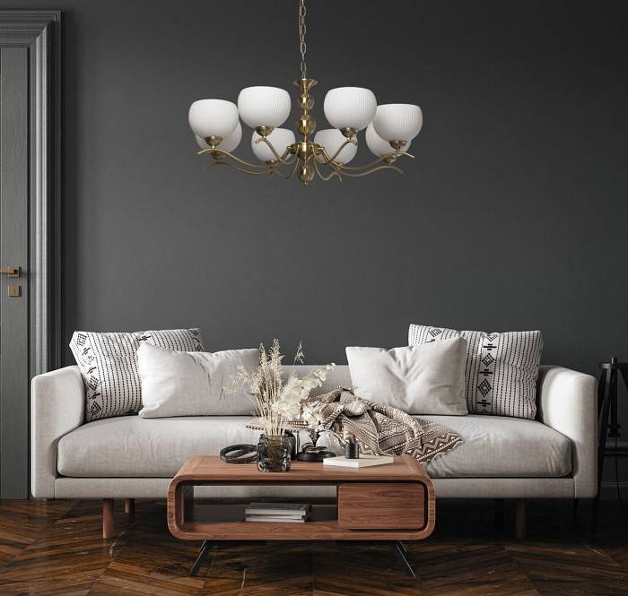 Подвесная люстра MW-Light Фелиция 28 8x60 Вт E14 347019808